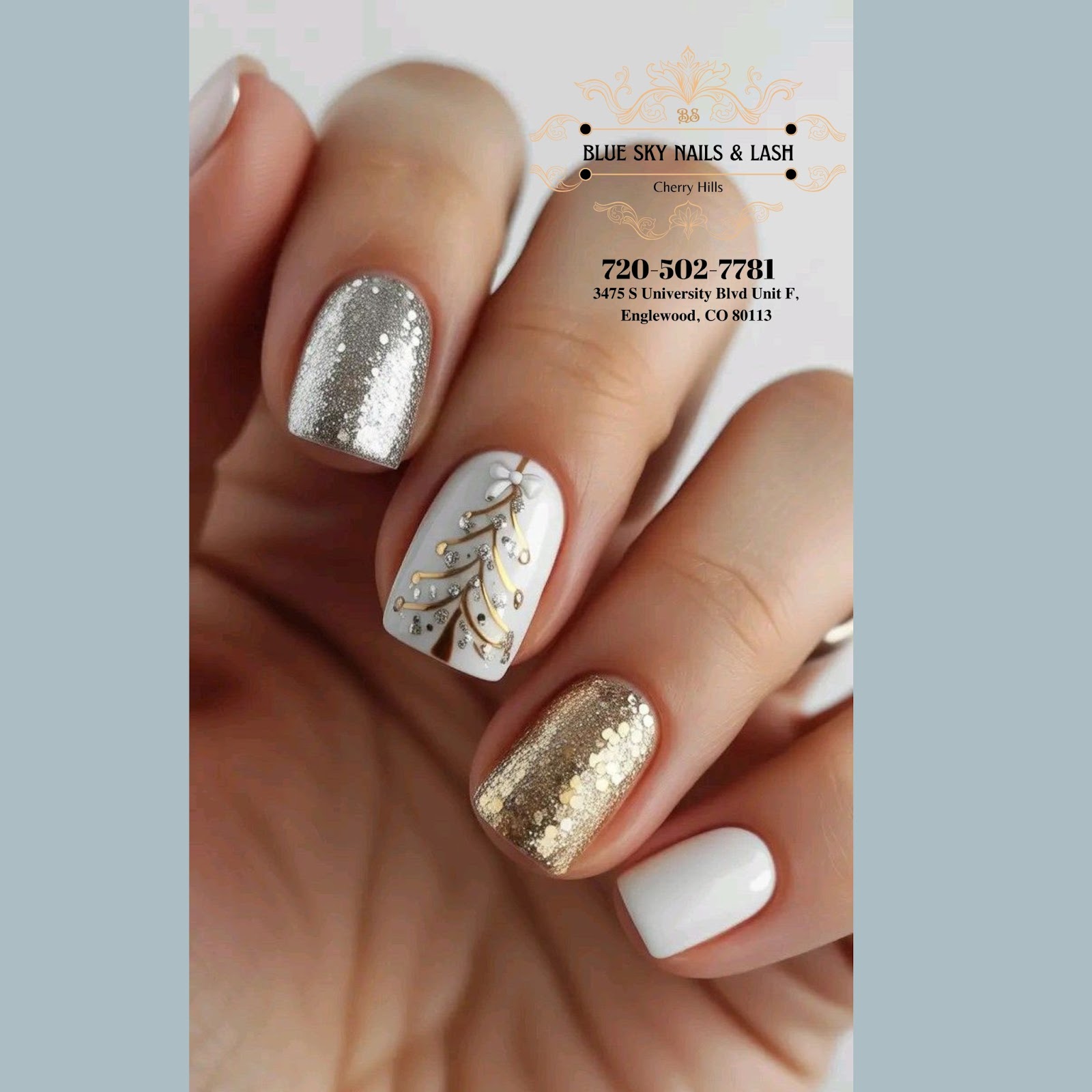 Blue Sky Nails & Lash Cherry Hills nail photo 7